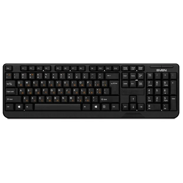 Клавиатура SVEN KB-C2200W (черный)